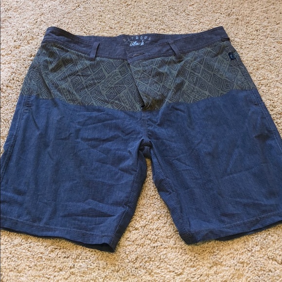 Nitrous Black Boardshorts 34 - Picture 1 of 4